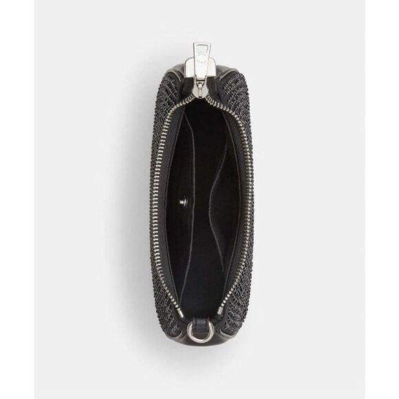 NWT ❤️❤️ LAST ONE ❤️ Coach Teri Mini Crossbody Bag Crystal Black Purse satchel - Picture 13 of 15